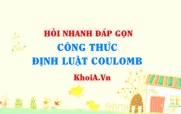 Công thức Định luật Coulomb về lực tương tác tĩnh điện lớp 11?